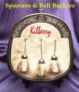 KILBERRY offers valuable hand-made SPORRANS and BELT BUCKLES - NO TRADE MARGIN!