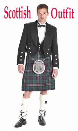 E-KILTS offers 100% hand-made men´s, child´s and lady´s KILTS, KILT PACKAGES, TREWS, SHIRTS, FOOTWARE and valuable KILT ACCESSORIES like Sgian Dhus, Scottish caps, plaids, kilt pins, belt buckles and brooches to very reduced prices - NO TRADE MARGIN!